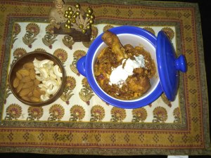 chicken with cashew and almond